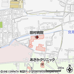 田村病院周辺の地図