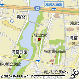 香川県綾歌郡綾川町滝宮1346周辺の地図
