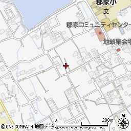 香川県丸亀市郡家町838-4周辺の地図