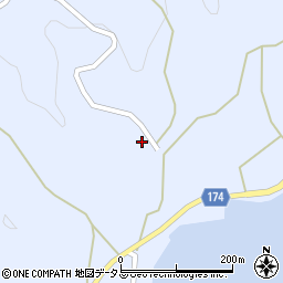 愛媛県越智郡上島町岩城654周辺の地図