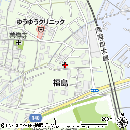 和歌山県和歌山市福島428周辺の地図