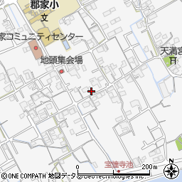 香川県丸亀市郡家町975-1周辺の地図