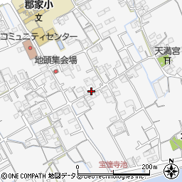 香川県丸亀市郡家町976-1周辺の地図