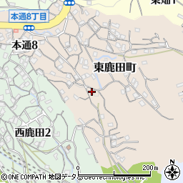 広島県呉市東鹿田町6-33周辺の地図