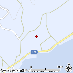 愛媛県越智郡上島町岩城515周辺の地図