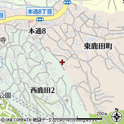 広島県呉市東鹿田町3-43周辺の地図