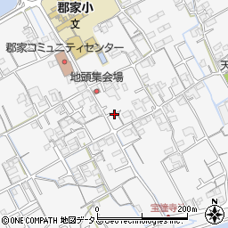 香川県丸亀市郡家町957-3周辺の地図
