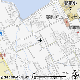 香川県丸亀市郡家町834-4周辺の地図