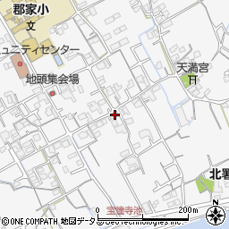 香川県丸亀市郡家町979-1周辺の地図