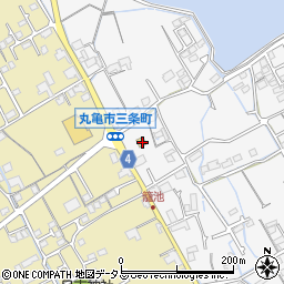香川県丸亀市郡家町726-3周辺の地図