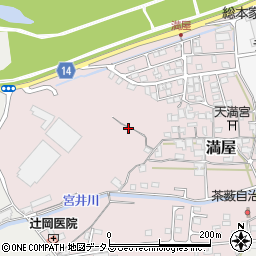 和歌山県和歌山市満屋165周辺の地図