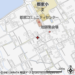 香川県丸亀市郡家町933-1周辺の地図