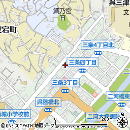 中上生花店周辺の地図