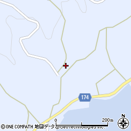 愛媛県越智郡上島町岩城592周辺の地図