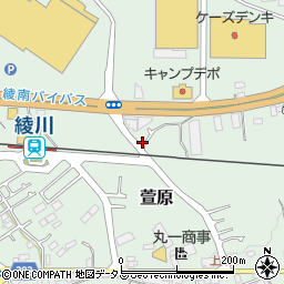 香川県綾歌郡綾川町萱原517-18周辺の地図