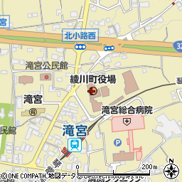 香川県綾川町（綾歌郡）周辺の地図