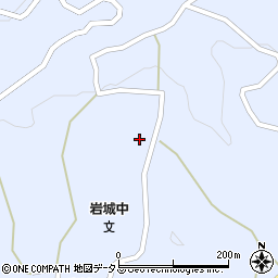 愛媛県越智郡上島町岩城1077周辺の地図