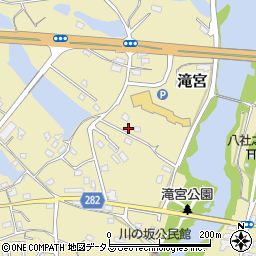 香川県綾歌郡綾川町滝宮1706-8周辺の地図