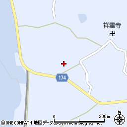 愛媛県越智郡上島町岩城3053周辺の地図