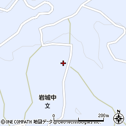 愛媛県越智郡上島町岩城1071周辺の地図