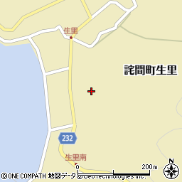 香川県三豊市詫間町生里505周辺の地図