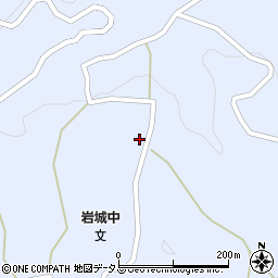 愛媛県越智郡上島町岩城1073周辺の地図