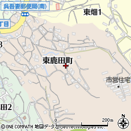 広島県呉市東鹿田町7-27周辺の地図