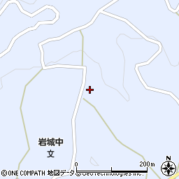 愛媛県越智郡上島町岩城878周辺の地図