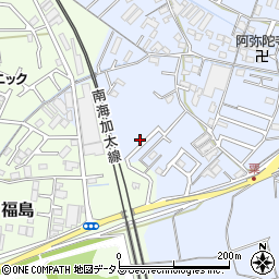 和歌山県和歌山市粟137周辺の地図