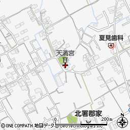 香川県丸亀市郡家町1080-3周辺の地図
