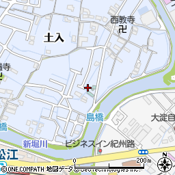 和歌山県和歌山市土入118周辺の地図