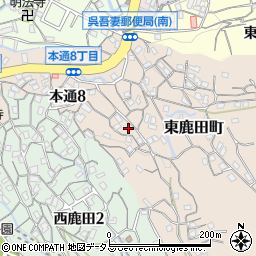 広島県呉市東鹿田町2周辺の地図