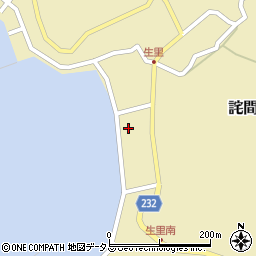 香川県三豊市詫間町生里624-1周辺の地図