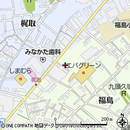 和歌山県和歌山市福島88周辺の地図