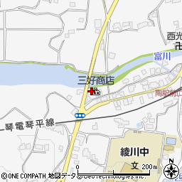株式会社三好商店　陶床材工場周辺の地図