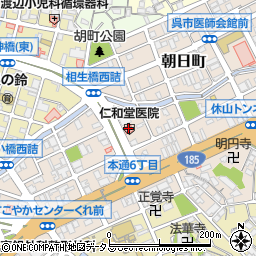 仁和堂医院周辺の地図