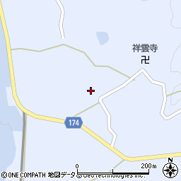 愛媛県越智郡上島町岩城3043周辺の地図