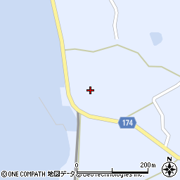 愛媛県越智郡上島町岩城3071周辺の地図