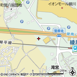 イオンモール綾川Ｉ平面駐車場周辺の地図