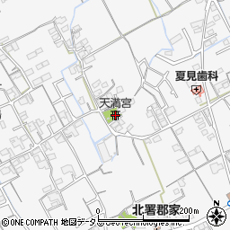 香川県丸亀市郡家町1079-1周辺の地図