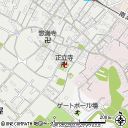 正立寺周辺の地図
