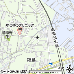 和歌山県和歌山市福島415周辺の地図