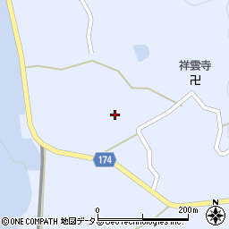 愛媛県越智郡上島町岩城3044周辺の地図