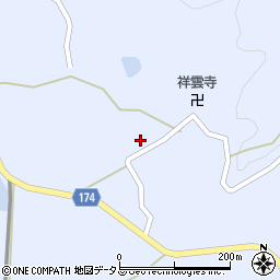 愛媛県越智郡上島町岩城3028周辺の地図