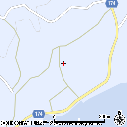 愛媛県越智郡上島町岩城海原周辺の地図
