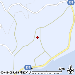 愛媛県越智郡上島町岩城493周辺の地図