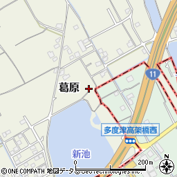 香川県仲多度郡多度津町葛原22-1周辺の地図