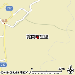 香川県三豊市詫間町生里周辺の地図