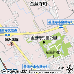 善通寺金蔵寺郵便局 ＡＴＭ周辺の地図