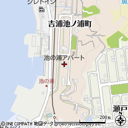 呉市営池ノ浦アパート２号棟周辺の地図